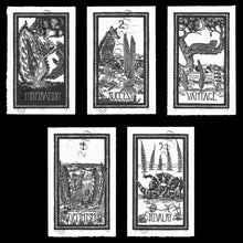 Brady Tarot Linocut Prints