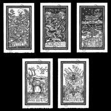 Brady Tarot Linocut Prints