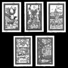 Brady Tarot Linocut Prints
