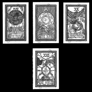 Brady Tarot Deck and Linocut Print Bundle